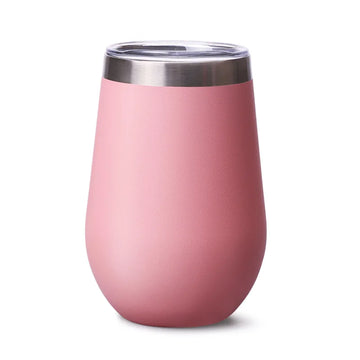 12OZ  Thermal Mug Tumblers Insulated Wine Cup Swig Glass Double Wall Stainless Steel with Lid Kitchen Accessories