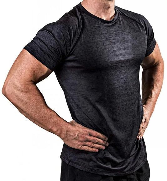 2024 Quick Dry Workout Running T-shirts Compression Fitness Tops Breathable Gyms T-shirts men Clothing Jogger Male Sports Shirts