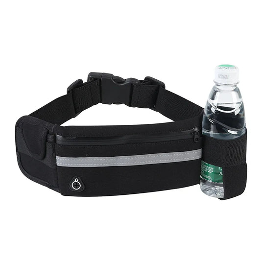 Waterproof running waist bag sports jogging outdoor mobile phone holder belt bag female male fitness cycling sports accessories