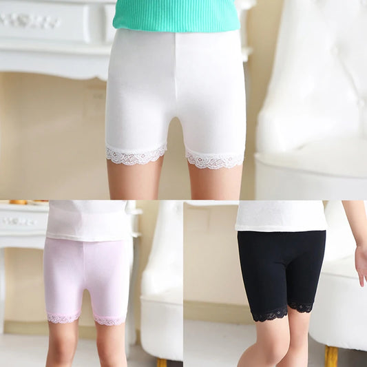 3-15Y girls spring summer pants calf-length leggings short Candy Color pants girls legging Knee Length baby girls cotton pants