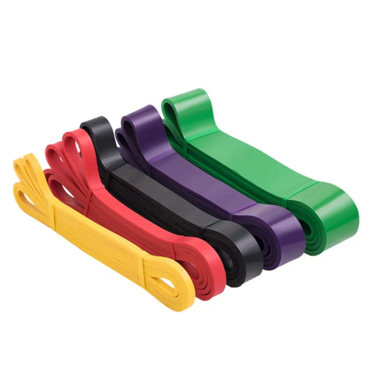 1pc Strengthening Latex Resistance Band for Pull-Ups Pilates Gym Fitness - Elastic Exercise Strength Training Equipment