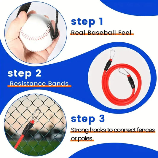 Baseball Pitching Bands Softball Elastic Bands Baseball Throwing Trainer Resistance Training Band for Baseball Softball Pitchers