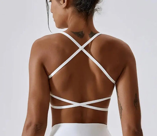 Fitness Yoga Set Sexy Cross Back Sport Bra Tights Shorts Suit Women Sportswear Workout Outfits Running Fitness Gym Clothing
