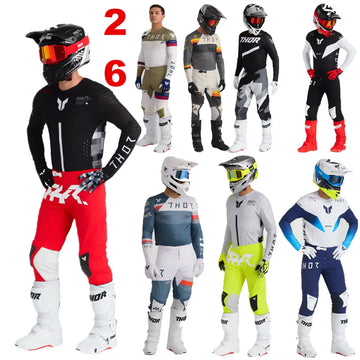26 Thor Motocross Gear Set Top Shift MX Jersey Set Enduro Moto Kits Off Road Motorcycle Combos