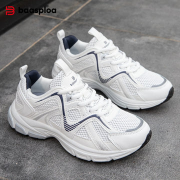 Baasploa Women Running Sneakers Mesh Breatable New Summer Walking Shoes 2025 Famale Cushioning Elaticity Comfort Soft Sport Shoe