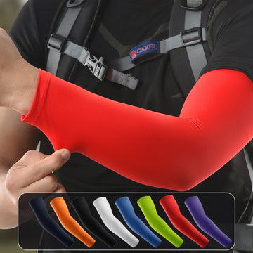 1/2 Pieces Sports Elbow Support Sleeve Arm Joint Protector Breathbable Elbow Pads Cycling Running Basketball Arm Guard