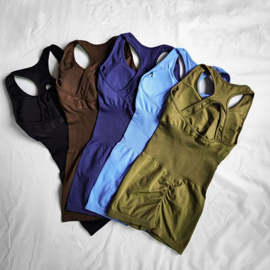 One-piece Seamless Sport Yoga Jumpsuit Workout Clothes for Women Outfit Fitness Gym Set Sportwear Women Tracksuit Women Bodycon