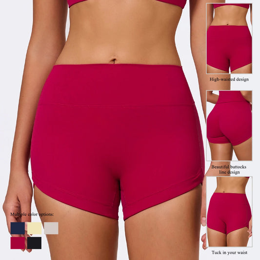 Hearuisavy Short Gym Woman Running Cycling Sports Shorts Yoga Clothing Breathable Workout Leggings High Waist Fitness Sportswear