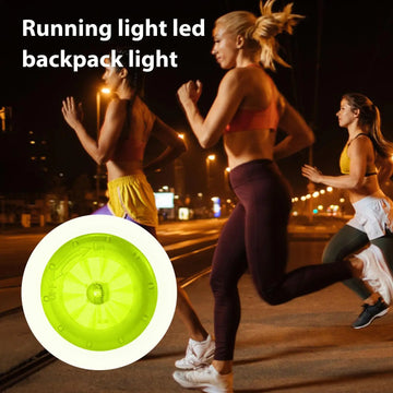 1pc LED Running Light Outdoor Backpack Safety Clip Walking Lamp for Night Portable Emergency Light