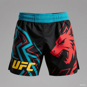 UFC New MMA Fighting Competition Sports Men's and Women's Breathable Quick Drying Sweat Absorbing Boxing Training Shorts