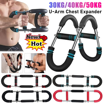 Multifunctional Adjustable U-Arm Chest Expander,Adjustable Twister Arm Exerciser U-Shaped Wrist Strength Trainer Chest Expander