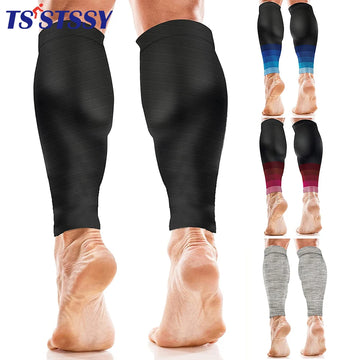 1Pair Sports Calf Compression Sleeves Calf Cramp Shin Splint Support Leg Compression Socks for Pain Relief,Running,Work,Travel