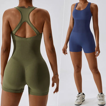 One-piece Seamless Sport Yoga Jumpsuit Workout Clothes for Women Outfit Fitness Gym Set Sportwear Women Tracksuit Women Bodycon