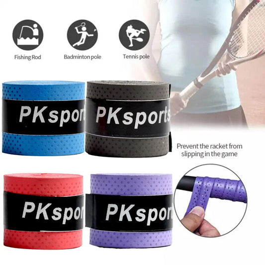 3PCS Tennis Racket Grip Tape PU Absorbent Tennis Racket Badminton Grip Tape Anti Slip Tennis Accessories