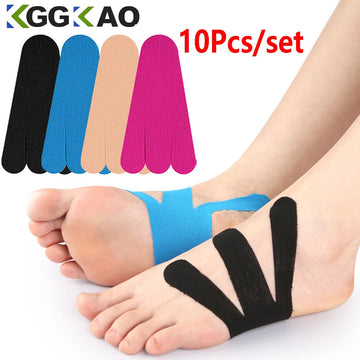 10PC Kinesiology Tape for Foot Arches Plantar Fasciitis Running Any Activity Athletic Tape,Durable Tape for Sports Support