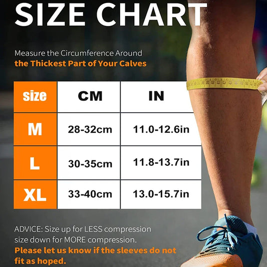 1Pcs Sports Compression Calf Sleeves Leg Compression Sock Running Shin Splint Varicose Vein Calf Pain Relief Calf Guards Runners