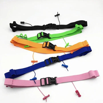 1pc Number Belt  Unisex Triathlon Marathon Race With Gel Holder Running Belt Cloth Belt Motor Running Outdoor Sports
