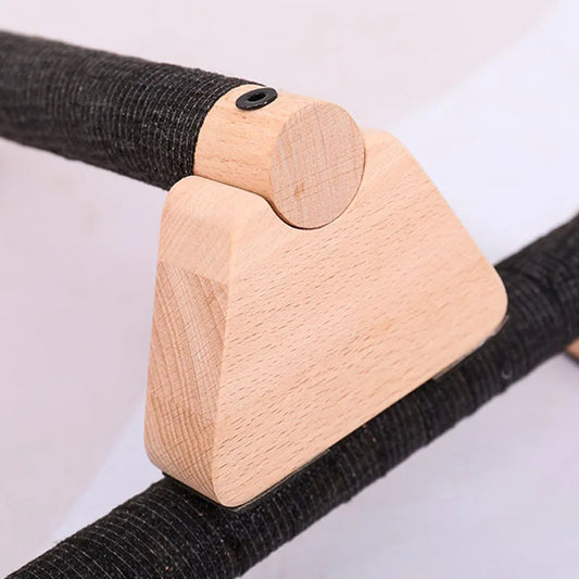 1 Pair Wooden Push Up Bar, For Home Workout Parallettes Bars,Push-up Stand Exercise Equipment Handstand Blocks for Men and Women