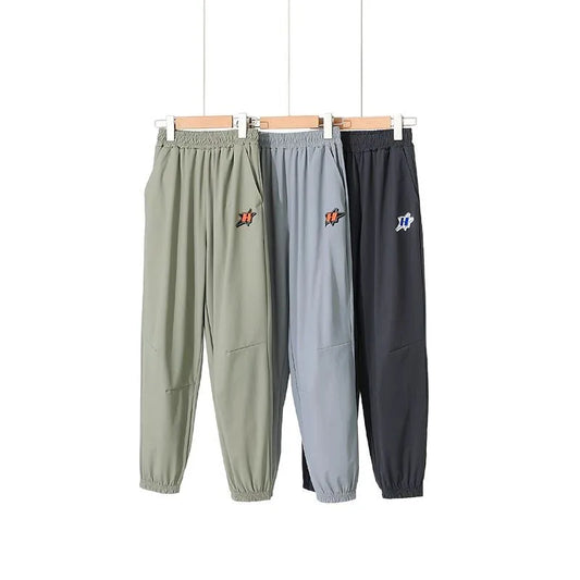 New Boys Pants & Capris Summer Quick Dry Breathable Cool Feeling Mosquito-proof Pant Children's Casual Trousers Boys Clothes