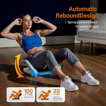 Ab Machine for Home Gym, Adjustable Ab Trainer with 3 Resistance Levels, Sit Up Exercise Equipment for Core Workout