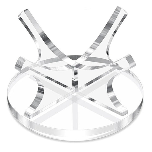 Acrylic Sport Ball Display Rack Clear Baseball Display Stand Memorabilia Autograph Baseball Stand for Golf Softball Tennis Ball