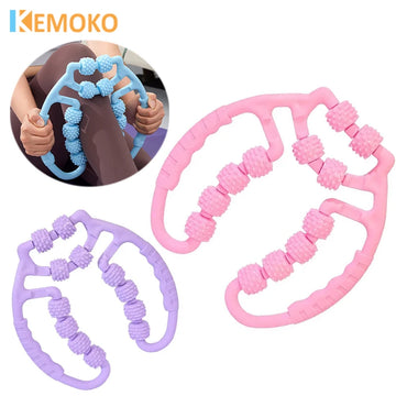 12 Wheels Leg Massager Multi-functional Full-coverage Massage Roller Relaxation Care Slimming Manual Machine for Arm Waist Leg