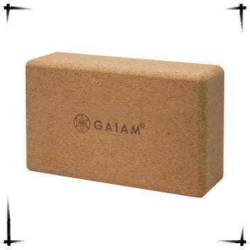 Non-Slip Cork Yoga Block for All Levels - Deepen Stretches, Gym & Home Workout Accessory