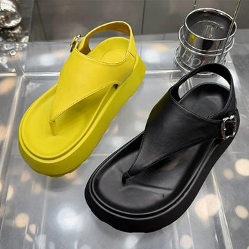 Platform Women Sandals Flats Casual Shoes Cozy Woman Slippers Fashion Slides Brand Walking Sport Chaussures Femme