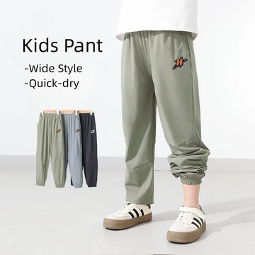New Boys Pants & Capris Summer Quick Dry Breathable Cool Feeling Mosquito-proof Pant Children's Casual Trousers Boys Clothes