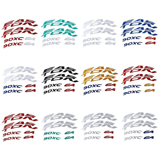 1Side Multicolor Bike Wheel Rims Reflective Stickers Decals Cycling Safe Protector 26/27.5inch Wheel MTB Bike Accessories