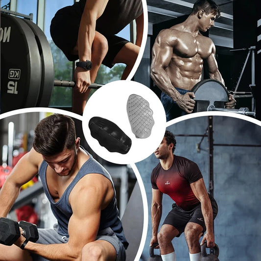 1 Pair Anti-Slip Grip Strengthener Breathable Comfort Portable Workout Grips No Sweaty Finger Trainer for Dumbbell Lifting