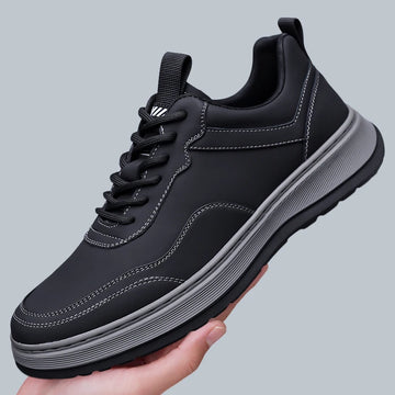 2025New Summer Comfortable Lightweight Thick-Soled Shoe British Style Outdoor Antiskid Trendy Sports Shoes Lace-Up Walking Shoes