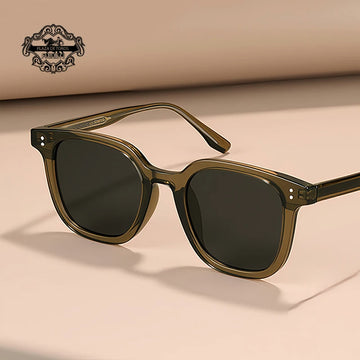 2025 Classic Vintage UV400 Polarized Square Sunglasses Men's Glasses Female Outdoors Eyewear Sunglass Luxury Women's Eyepieces
