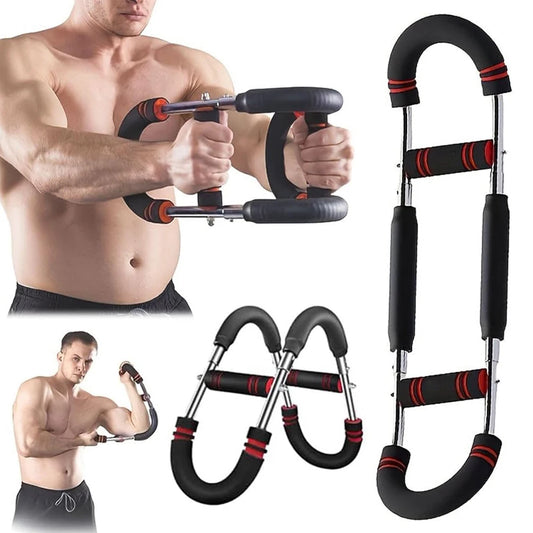 Multifunctional Adjustable U-Arm Chest Expander,Adjustable Twister Arm Exerciser U-Shaped Wrist Strength Trainer Chest Expander