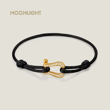 MOONLIGHT Classic Horseshoe Shape Bracelets For Women High Quality Adjustable Bracelet Female Jewelry Present Wholesale 28 Color