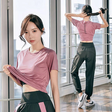 Women's tracksuit Yoga Sets Seamless Leggings Elastic Gym Running Sport Suit Fitness Clothes Sport Wear Sports Set