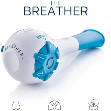 1PCS Abdominal Breathing Trainer Inspiratory Muscle Trainer Exercise Lung Capacity Training Tool for Yoga Fitness ABS+TPR