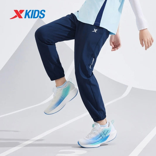 Xtep Children's Clothing for Boys 2025 Summer Fashion Breathable Quick-drying Sports Casual Woven Outdoor Trousers 675225669171