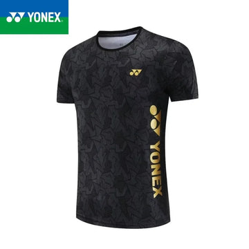 YONEX badminton wear men's and women's sports running quick dry short sleeve shirt T-shirt tennis clothes table tennis clothes