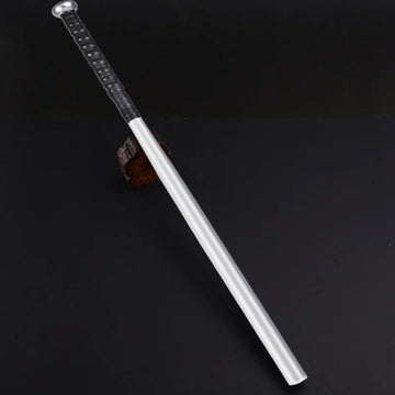 1pc Slivery Baseball Bat, 53cm/64cm Aluminum Alloy Baseball, Silvery Thin Baseball Bat, Home Lightweight Practice Bat