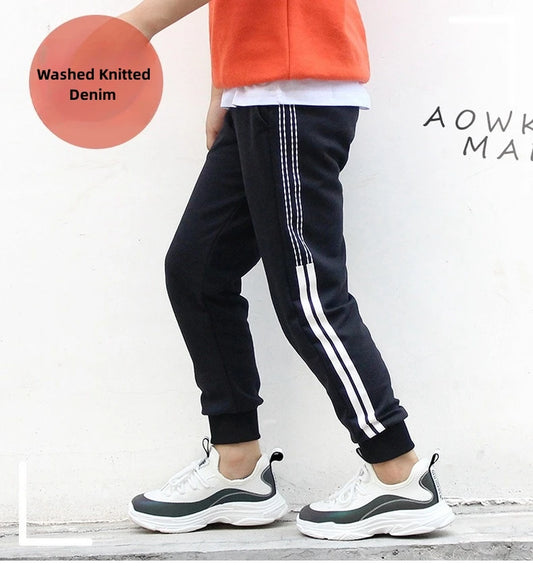 Boys Cotton Sweatpants Kids Baby Loose Pants Children Trousers Casual Breathable Sports Pant Spring Autumn Track Pants Clothing