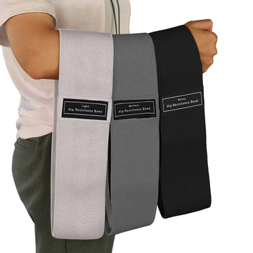 1pc/1 set Fabric Resistance Hip Bands - Glute Thigh Workout Circle for Squats Yoga Stretching - Fitness Loops Gym Equipment