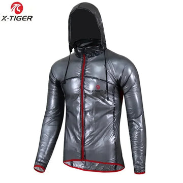 X-TIGER Cycling Raincoat Waterproof Cycling Jersey Anti-scratch Windproof Reflective Bicycle Jersey Wind Coat MTB Bike Clothing