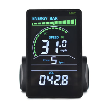 M6C Bicycle Digital Stopwatch sports Computer Mountain Electric Bike electric bike accessories Digital Electric bicycle odometer