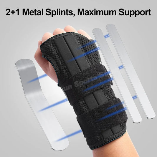 1pc Compression Wrist Brace Protector Carpal Tunnel Sports Wrist Guard Orthopedic Hand Brace Splint Wristband Syndrome Arthritis