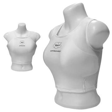 Women Karate Chest Protector Soft Removable Lining Boxing Breast Protection for Sparring Volleyball Taekwondo Kick Boxing Gym