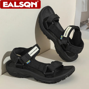 Black Women Sandals Summer Leisure Beach Holiday Sandals Comfortale Outdoor Breathable Ladie Walking Shoes