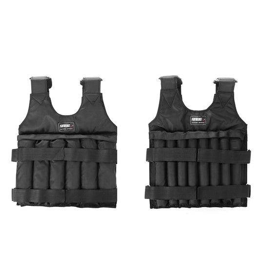 3/15/20/35/50kg Weight Training Suit Empty Bag Adjustable Weight Jacket Workout Vset for Workout Jogging Fitness Running Vest