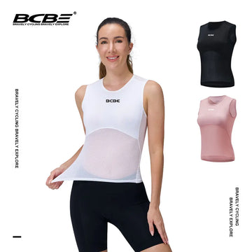 BCBE Women Cycling Base Layers High Quality Pro Sports Mesh Breathable Quick Dry Cycling Undershirt MTB Road Cycling Underwear