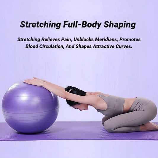 PVC 45CM-95CM Yoga Pilates Soft Big Ball Gym For Fitness Workout Exercise Balls Thickened Explosion-Proof Home Equipment Balance